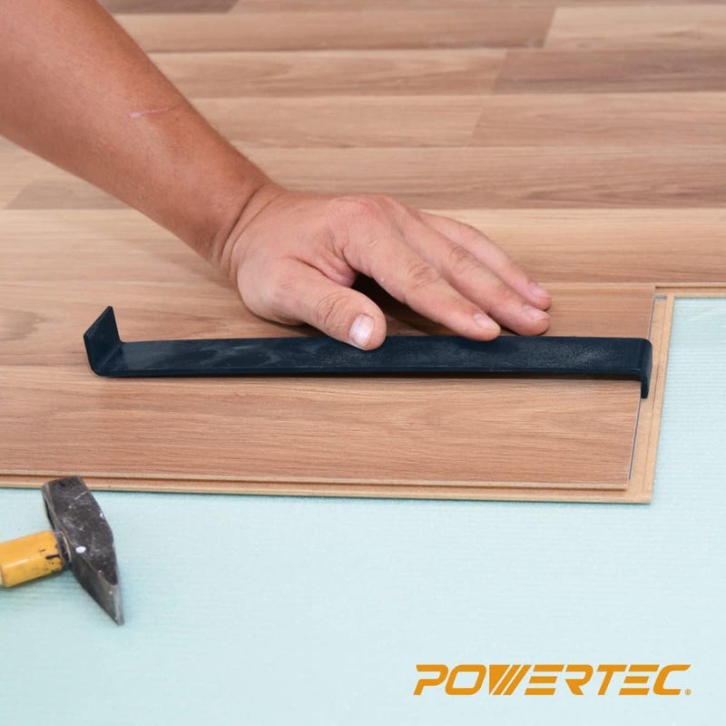 POWERTEC Vinyl Flooring Installation Kit | Pro Pull Bar & Tapping Block Wood Flooring Tools for Laminate Floor, Flooring Planks, LVP, LVT, Hardwood Wood and Floating Floor Installation (71852) - Image 5